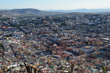 Vue Panoramique Zacatecas Mexique