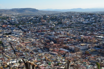 Obraz premium Vue Panoramique Zacatecas Mexique