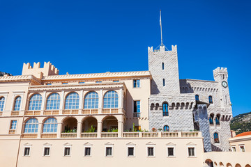 Fototapeta na wymiar The Prince Palace of Monaco