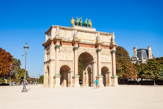 Arc Triomphe Du Carrousel, Paris