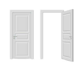 Open and close realistic door