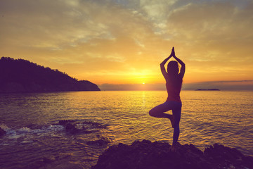 concept of healthy life and natural balance between body and mental development