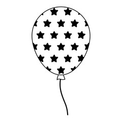 balloon helium isolated icon