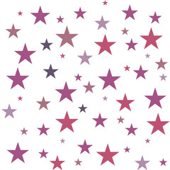 Seamless vector pattern of colorful geometric shapes on a white background