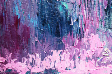 Artists oil paints multicolored closeup abstract background.