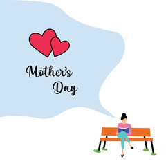 Happy Mother's Day Vector Template Design Illustration