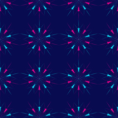 Abstract seamless pattern with stars. Colorful vector illustration