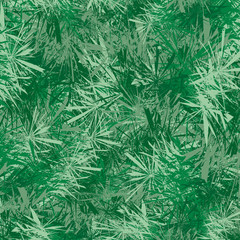 Grunge abstract background. Green vector texture.