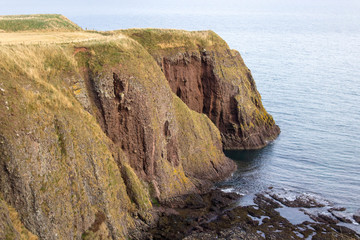 Fototapeta na wymiar Scottish Cliffs