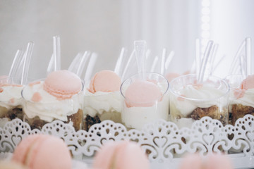 desserts on the candy bar.