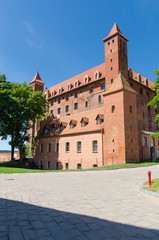 Fototapeta premium Teutonic castle in Gniew on the Vistula river, Poland