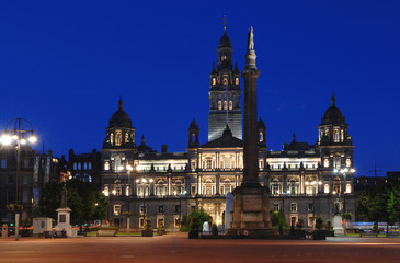 Fototapeta na wymiar Glasgow city chambers