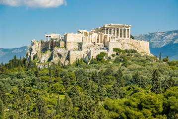 View on Acropolis Hill from the city