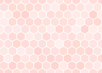 Honeycomb seamless background. Vector illustration for poster.