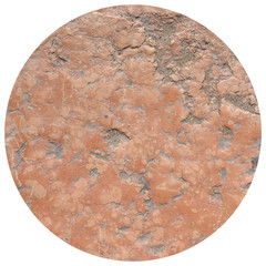 red marble circular shape texture background
