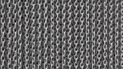 Texture, metal chains.