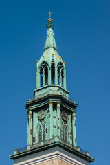 Fototapeta premium Turmaufsatz der Marienkirche in Berlin