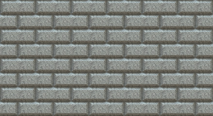 Marble brick wall rectangles with chamfered edge. Empty background. Vintage stonewall. Room design interior. Backdrop for cafe. High quality seamless 3d illustration.