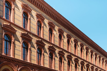 Obraz premium historic building facade, historical exterior of the Postfuhramt, Berlin