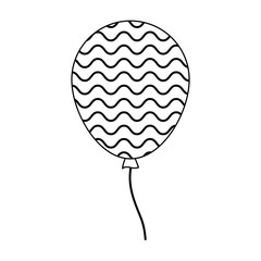 balloon helium isolated icon