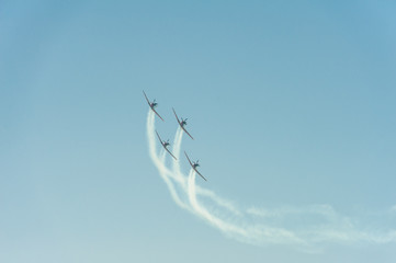 Yom Haatzmaout flyover above the beach