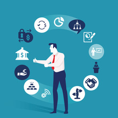 approval of works  business illustration vector