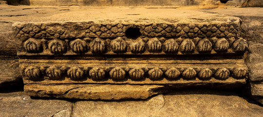 the basement of temple
