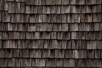 old wooden roof