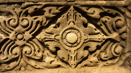 sculpture of sandstone