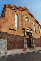 Fototapeta na wymiar Church of Santa Maria della Scala. Verona. Italy