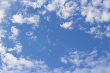 Small white clouds