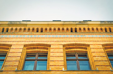 Obraz premium Facade of an Old Research Institute Building