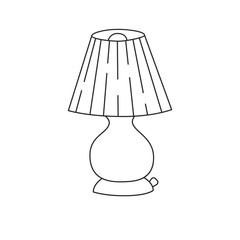 Interior lamp vector illustration