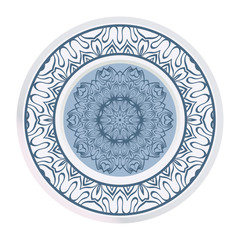 Decorative Mandala. Vector Illustration. Isolated. Tribal Ethnic Ornament With Mandala. Anti-Stress Therapy Pattern. Indian, Moroccan, Mystic, Ottoman Motifs.