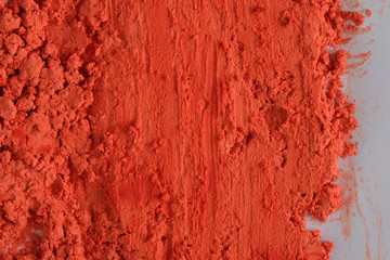 Fototapeta premium Abstract background, texture of gypsum in red.
