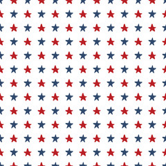 Star seamless pattern, Hand drawn sketched doodle stars, vector illustration