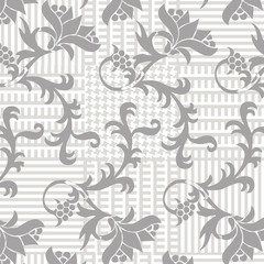 Fashionable pattern in small flowers. Floral background for textiles.
