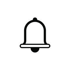 Fototapeta premium Bell, vector. This icon use for admin panels, website, interfaces, mobile apps