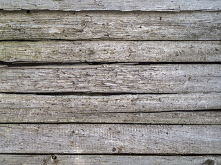 The texture of the old dilapidated wood, cracks, chips