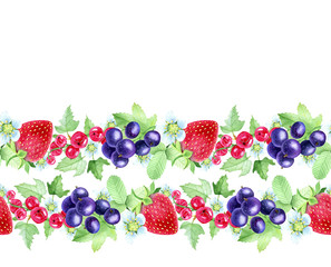Sweet summer berries