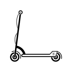 Electric Scooter Icon illustration Vector
