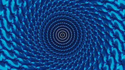 Surreal abstract blue background