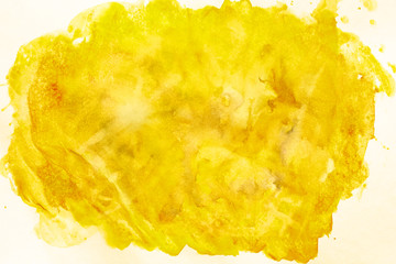 Paint stains are yellow and mustard color. Amber and stone texture.