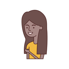 young woman avatar character