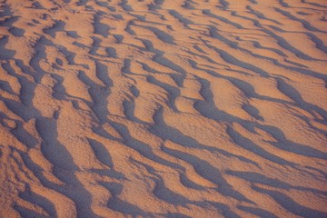 Cold desert evening.