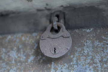 old padlock