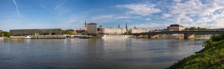 Linz Urfahr Donau Panorama