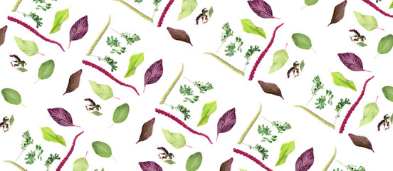 Herbs pattern