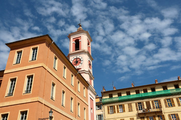 Old town clock tower - Nice, French Riviera