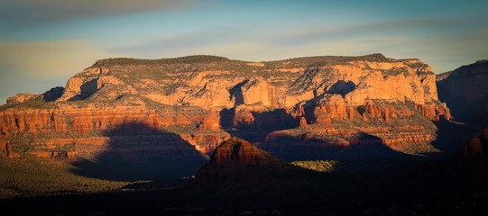 sunset in grand canyon